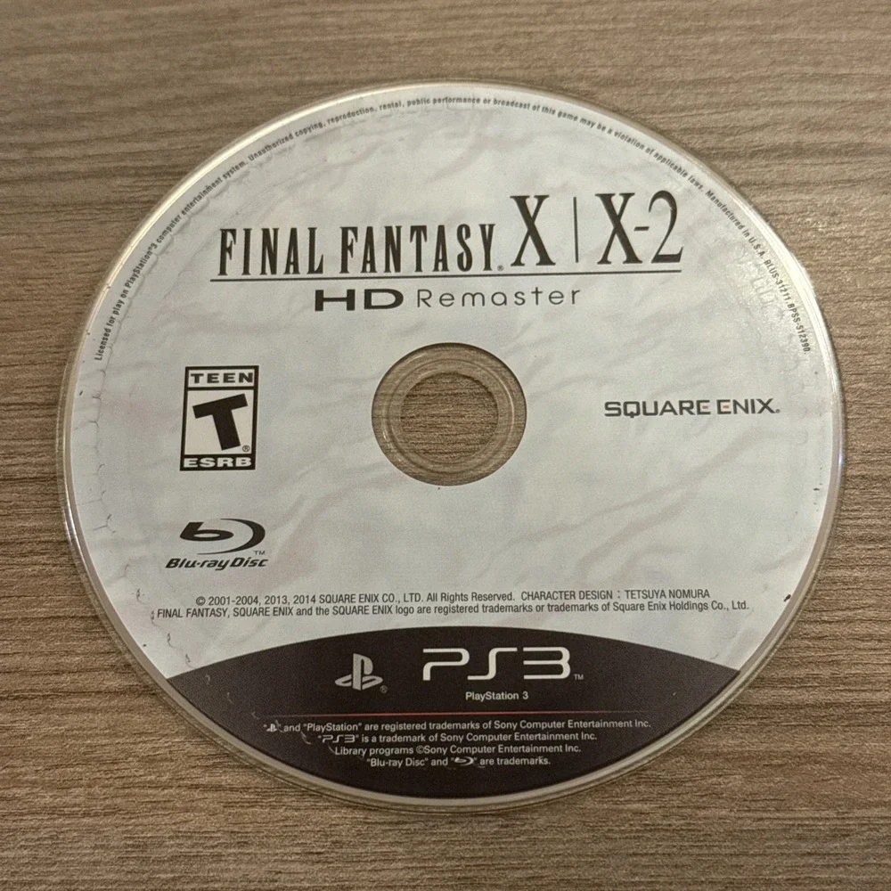 Final Fantasy X/X-2‎ HD Remaster - Sony PlayStation 3 (PS3) Tested Disc Only